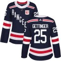 Adidas New York Rangers Women's Tim Gettinger Authentic Navy Blue 2018 Winter Classic Home NHL Jersey