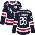 Adidas New York Rangers Women's Tim Gettinger Authentic Navy Blue 2018 Winter Classic Home NHL Jersey