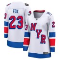 Fanatics Branded New York Rangers Women's Adam Fox Breakaway White 2024 Stadium Series NHL Jersey