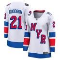 Fanatics Branded New York Rangers Women's Barclay Goodrow Breakaway White 2024 Stadium Series NHL Jersey