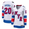 Fanatics Branded New York Rangers Women's Chris Kreider Breakaway White 2024 Stadium Series NHL Jersey