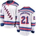 Fanatics Branded New York Rangers Youth Ty Emberson Breakaway White Away NHL Jersey