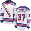 Fanatics Branded New York Rangers Youth Gabriel Fontaine Breakaway White Away NHL Jersey