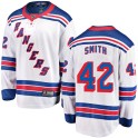 Fanatics Branded New York Rangers Youth Brendan Smith Breakaway White Away NHL Jersey