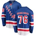 Fanatics Branded New York Rangers Youth Jonny Brodzinski Breakaway Blue Home NHL Jersey