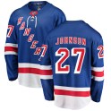 Fanatics Branded New York Rangers Youth Jack Johnson Breakaway Blue Home NHL Jersey