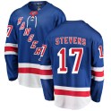 Fanatics Branded New York Rangers Youth Kevin Stevens Breakaway Blue Home NHL Jersey