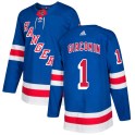 Adidas New York Rangers Men's Eddie Giacomin Authentic Royal NHL Jersey