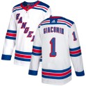 Adidas New York Rangers Men's Eddie Giacomin Authentic White NHL Jersey