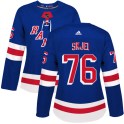 Adidas New York Rangers Women's Brady Skjei Authentic Royal Blue Home NHL Jersey