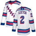 Adidas New York Rangers Youth Brian Leetch Authentic White Away NHL Jersey
