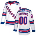 Adidas New York Rangers Women's Custom Authentic White Away NHL Jersey