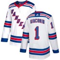 Adidas New York Rangers Women's Eddie Giacomin Authentic White Away NHL Jersey