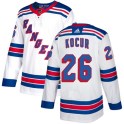 Adidas New York Rangers Women's Joe Kocur Authentic White Away NHL Jersey