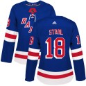 Adidas New York Rangers Women's Marc Staal Authentic Royal Blue Home NHL Jersey