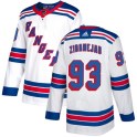 Adidas New York Rangers Women's Mika Zibanejad Authentic White Away NHL Jersey
