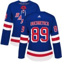 Adidas New York Rangers Women's Pavel Buchnevich Authentic Royal Blue Home NHL Jersey