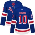 Adidas New York Rangers Women's Ron Duguay Authentic Royal Blue Home NHL Jersey