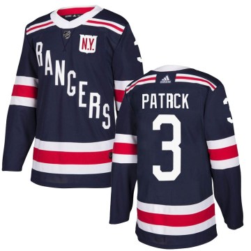 Adidas New York Rangers Men's James Patrick Authentic Navy Blue 2018 Winter Classic Home NHL Jersey
