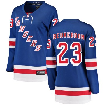 Fanatics Branded New York Rangers Women's Jeff Beukeboom Breakaway Blue Home NHL Jersey