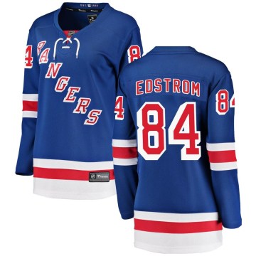 Fanatics Branded New York Rangers Women's Adam Edstrom Breakaway Blue Home NHL Jersey