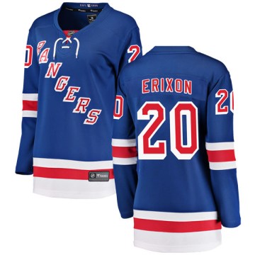 Fanatics Branded New York Rangers Women's Jan Erixon Breakaway Blue Home NHL Jersey