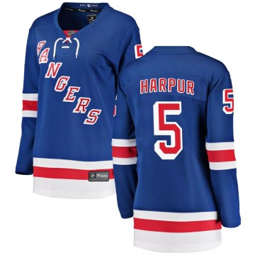 Fanatics Branded New York Rangers Women's Ben Harpur Breakaway Blue Home NHL Jersey