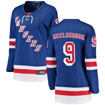 Fanatics Branded New York Rangers Women's Rob Mcclanahan Breakaway Blue Home NHL Jersey