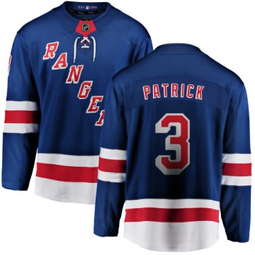 Fanatics Branded New York Rangers Youth James Patrick Breakaway Blue Home NHL Jersey