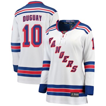 Fanatics Branded New York Rangers Women's Ron Duguay Breakaway White Away NHL Jersey