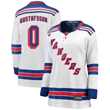 Fanatics Branded New York Rangers Women's Erik Gustafsson Breakaway White Away NHL Jersey