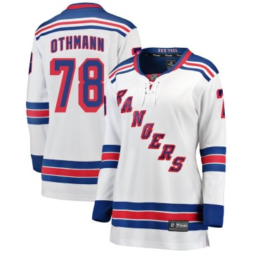 Fanatics Branded New York Rangers Women's Brennan Othmann Breakaway White Away NHL Jersey