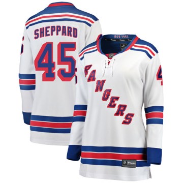 Fanatics Branded New York Rangers Women's James Sheppard Breakaway White Away NHL Jersey