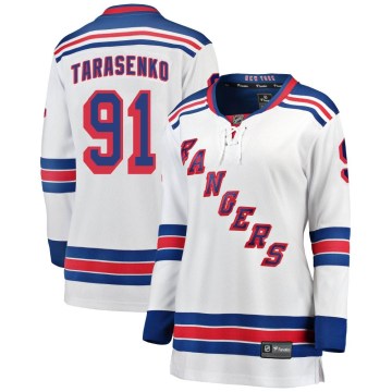 Fanatics Branded New York Rangers Women's Vladimir Tarasenko Breakaway White Away NHL Jersey
