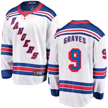 Fanatics Branded New York Rangers Men's Adam Graves Breakaway White Away NHL Jersey