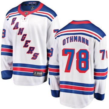 Fanatics Branded New York Rangers Men's Brennan Othmann Breakaway White Away NHL Jersey