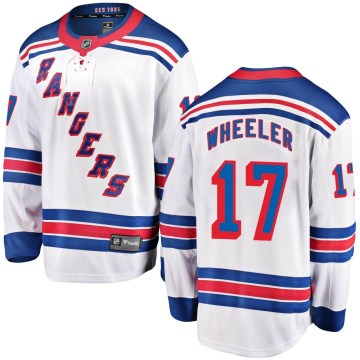 Fanatics Branded New York Rangers Men's Blake Wheeler Breakaway White Away NHL Jersey