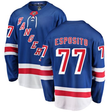 Fanatics Branded New York Rangers Men's Phil Esposito Breakaway Blue Home NHL Jersey