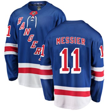 Fanatics Branded New York Rangers Men's Mark Messier Breakaway Blue Home NHL Jersey