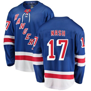 Fanatics Branded New York Rangers Men's Riley Nash Breakaway Blue Home NHL Jersey