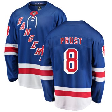 Fanatics Branded New York Rangers Men's Brandon Prust Breakaway Blue Home NHL Jersey