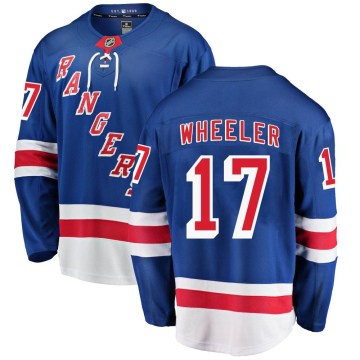 Fanatics Branded New York Rangers Men's Blake Wheeler Breakaway Blue Home NHL Jersey