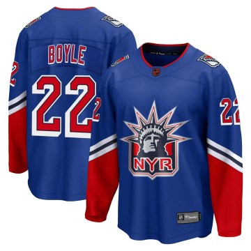 Fanatics Branded New York Rangers Men's Dan Boyle Breakaway Royal Special Edition 2.0 NHL Jersey