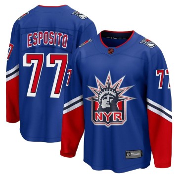 Fanatics Branded New York Rangers Men's Phil Esposito Breakaway Royal Special Edition 2.0 NHL Jersey