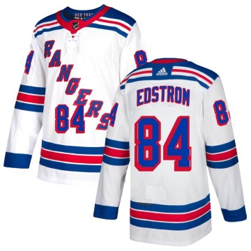 Adidas New York Rangers Youth Adam Edstrom Authentic White NHL Jersey