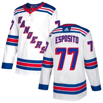 Adidas New York Rangers Youth Phil Esposito Authentic White NHL Jersey