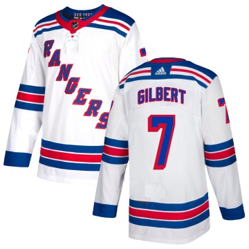 Adidas New York Rangers Youth Rod Gilbert Authentic White NHL Jersey
