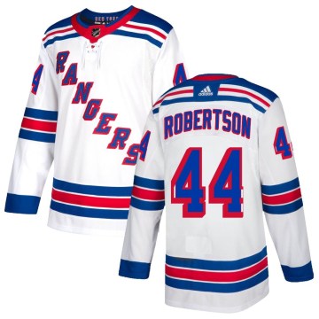 Adidas New York Rangers Youth Matthew Robertson Authentic White NHL Jersey
