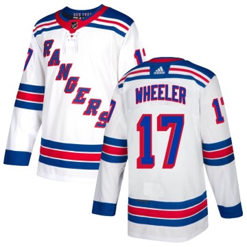 Adidas New York Rangers Youth Blake Wheeler Authentic White NHL Jersey