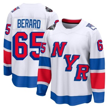 Fanatics Branded New York Rangers Men's Brett Berard Breakaway White 2024 Stadium Series NHL Jersey